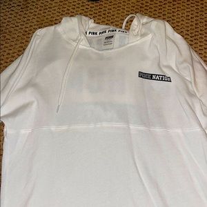 Pink Pull Over With Hood